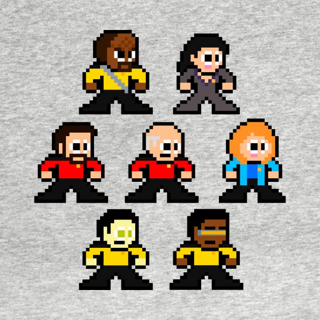 8-bit Star Trek: The Next Generation by 8-BitHero